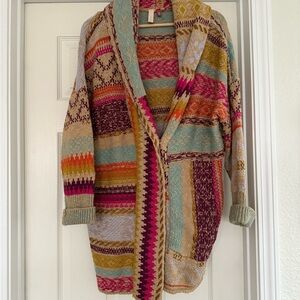 Pilcro Multicolor Knit Cardigan